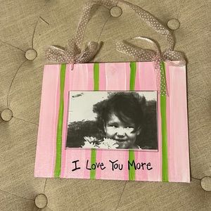 Hand painted photo canvas.